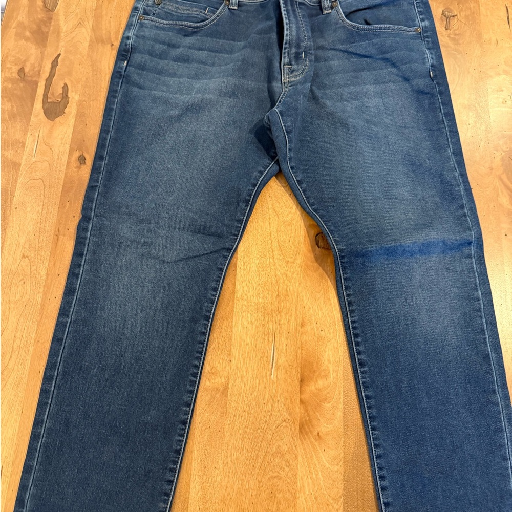 Liverpool Men's Dark Blue Straight Jeans